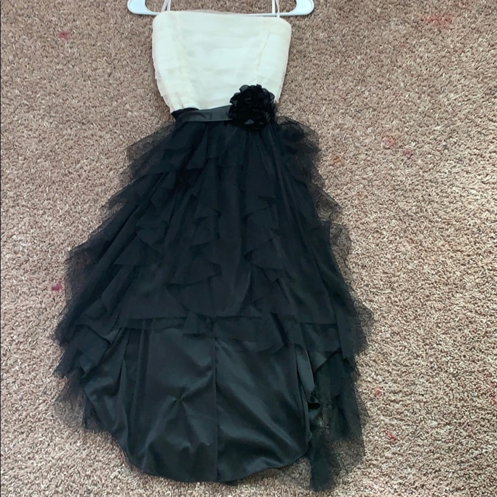 Black and white dress
